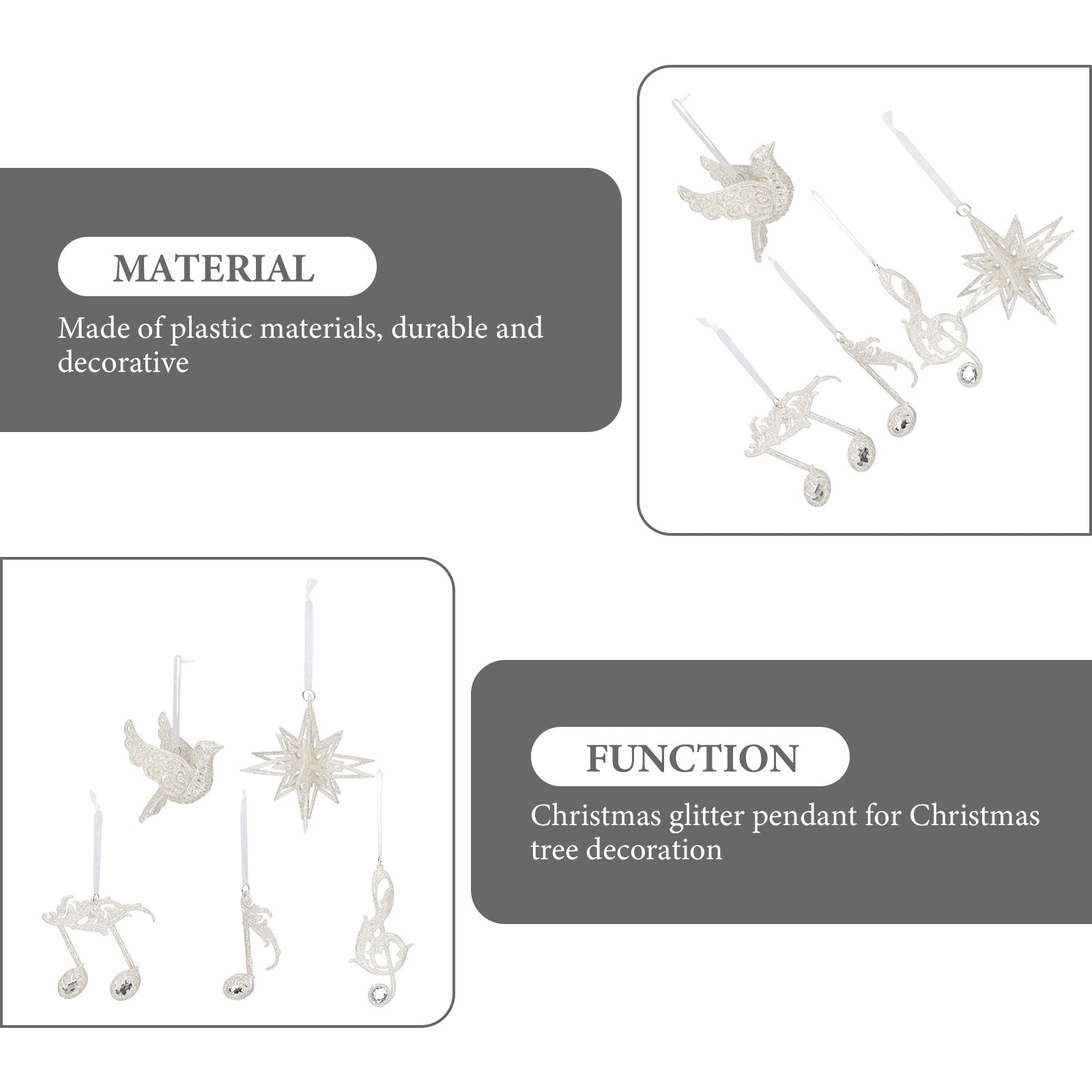 Sparkling Musical Theme Hanging Decor