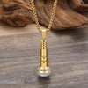 Microphone Rhinestone Necklace