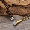 Microphone Rhinestone Necklace