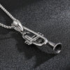 Saxophone Trumpet Necklace