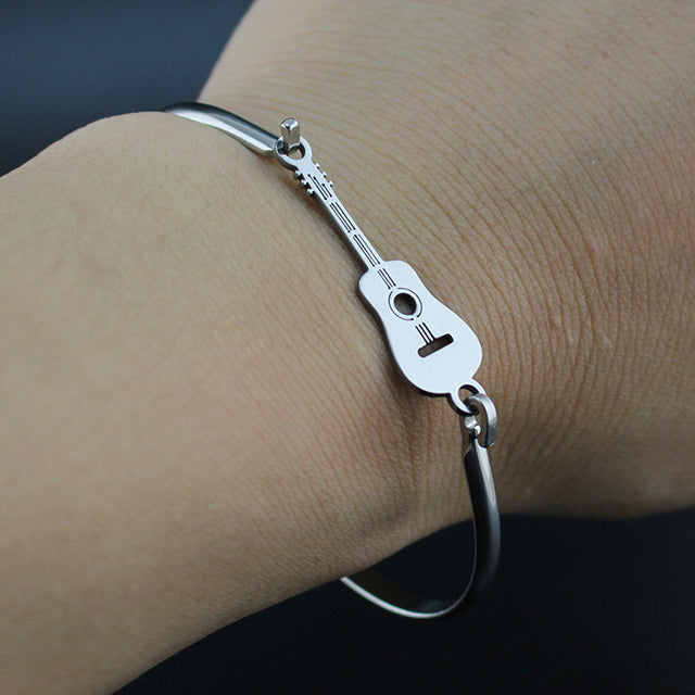 FREE - Stainless Steel Music Guitar Bracelet - Artistic Pod Review