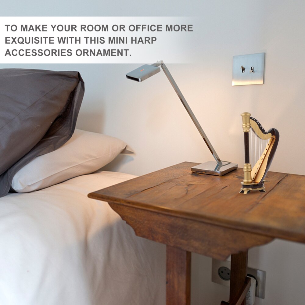 Harp Miniature Figurine