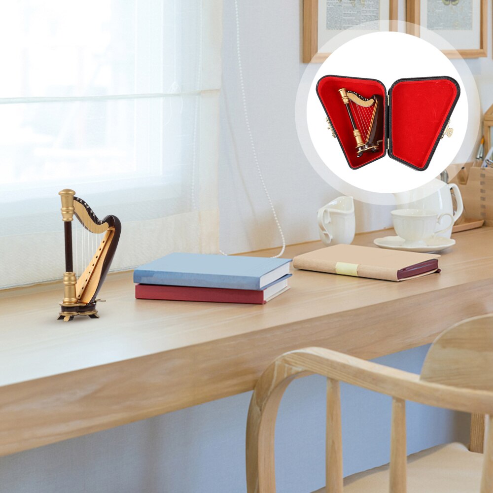 Harp Miniature Figurine