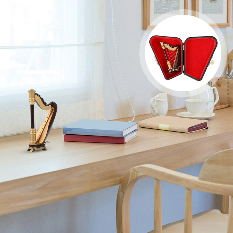 Harp Miniature Figurine