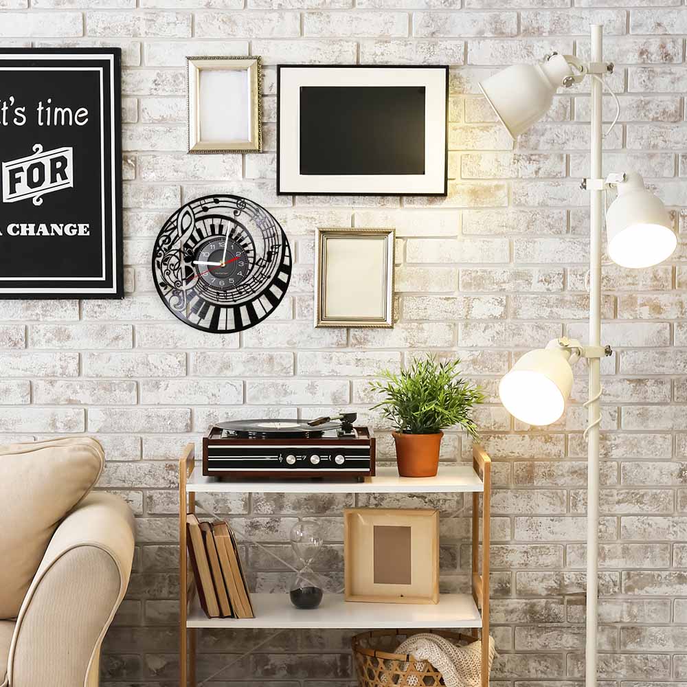 Treble Clef Music LED Wall Clock