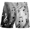 Music Note Print Summer Kid Shorts