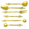 Golden Treble Clef Spoon Set