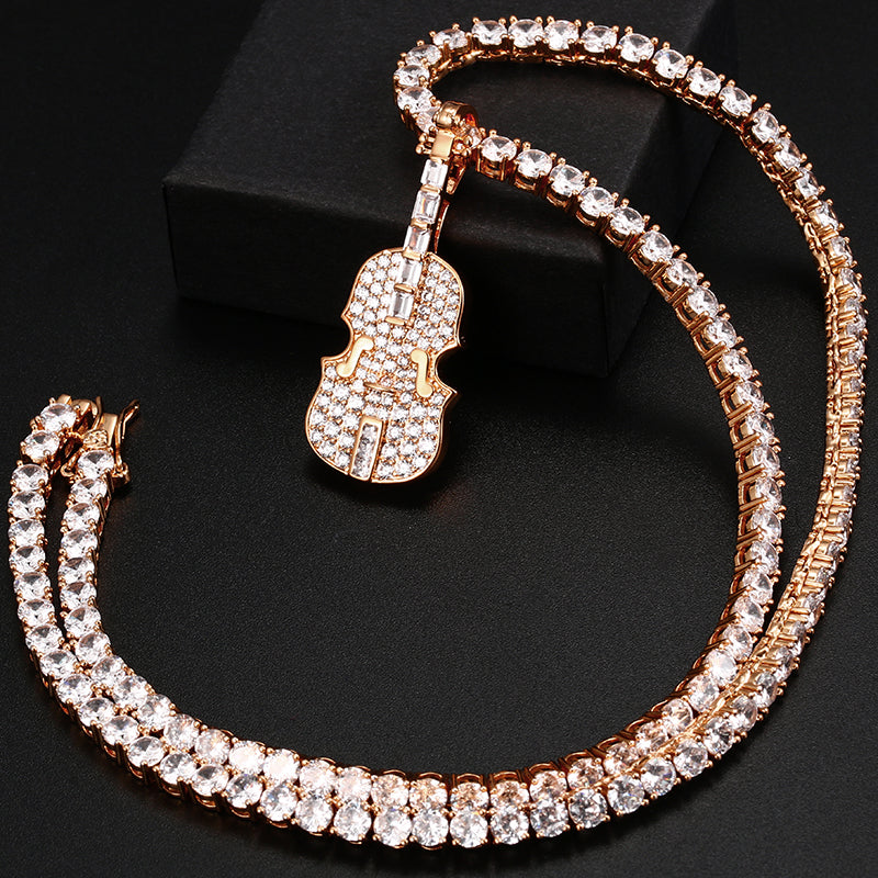 Premium Violin Necklace