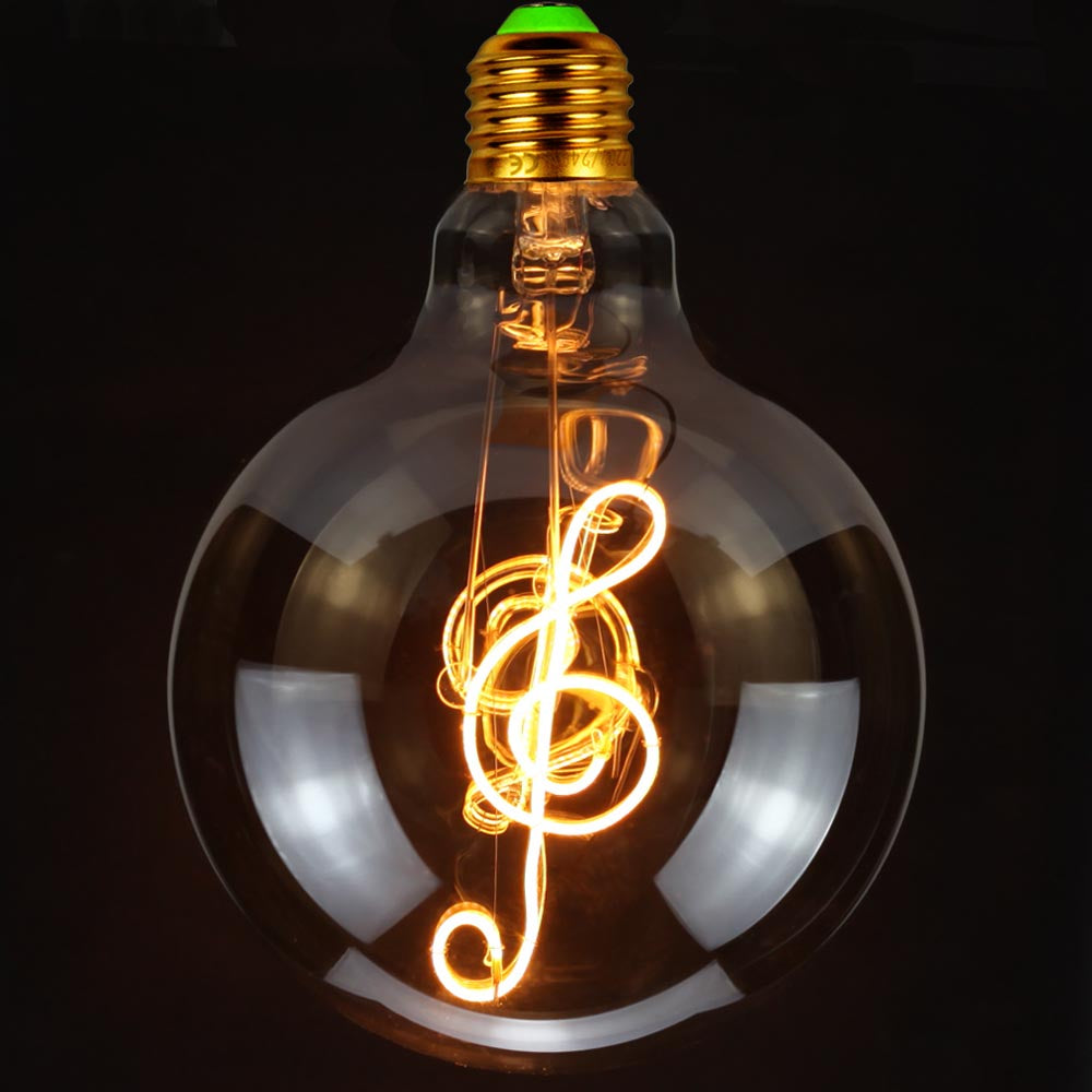 Vintage Music And Guitar Led Bulb