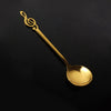 Golden Treble Clef Spoon Set