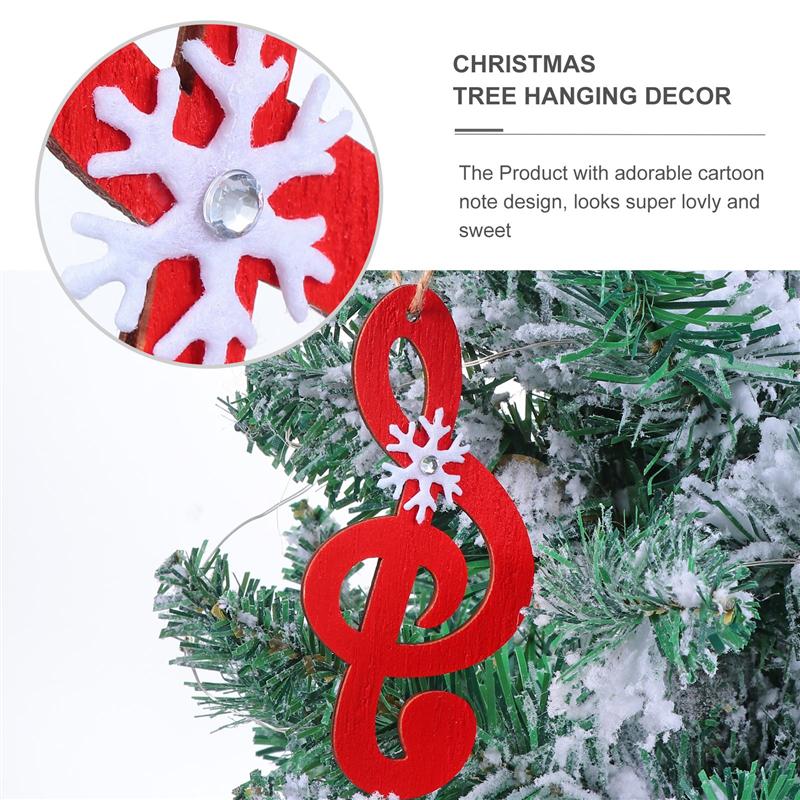 Music Notes Christmas Tree Hanging Decor