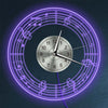 Music Themed Illuminated Wall Clock