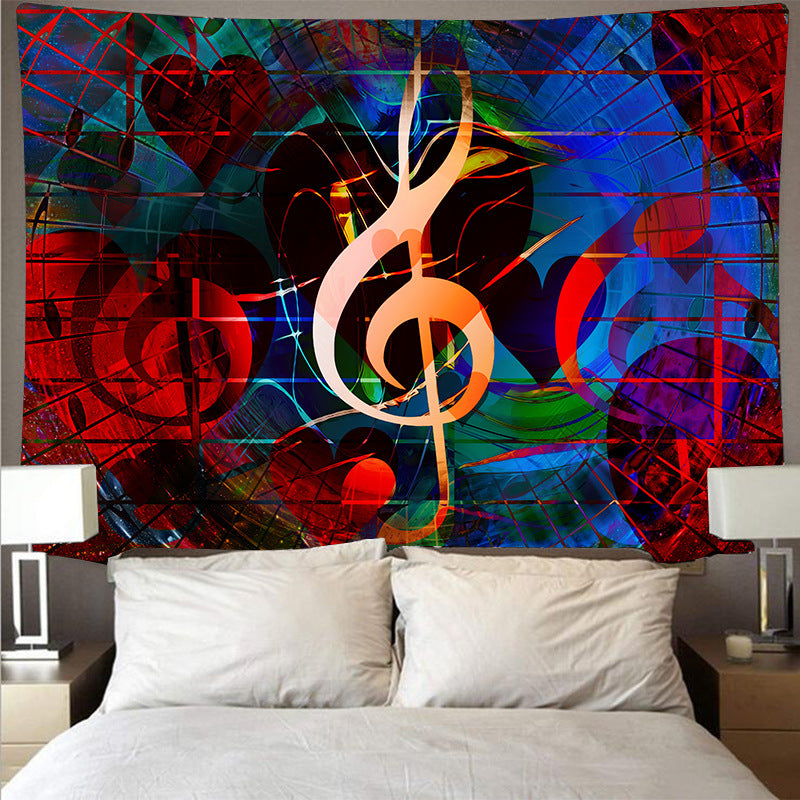 Music Notes Wall Tapestry