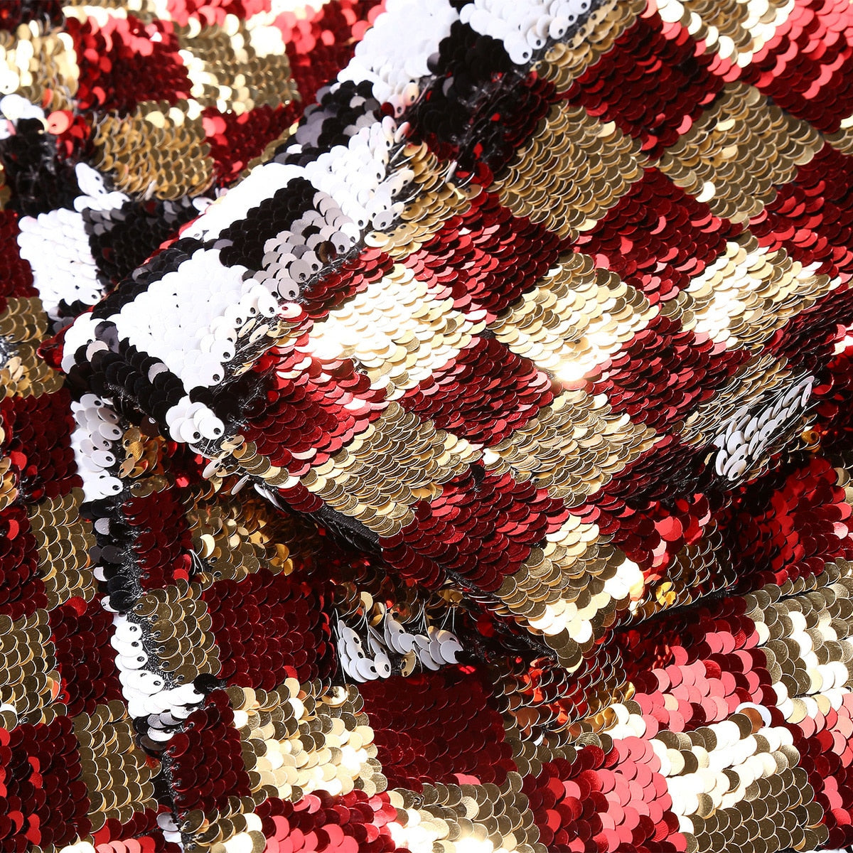 Plaid Sequins Blazer