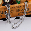 Silver Trumpet Necklace