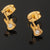 Gold-Color Guitar Stud Earrings