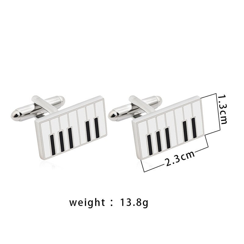 Piano Keys Cufflinks