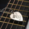 Rock and Roll Guitar Pick Stainless Steel