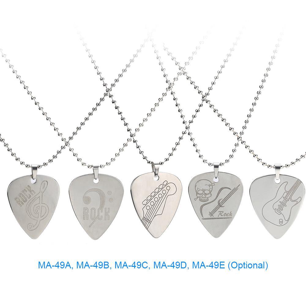 Rock and Roll Guitar Pick Stainless Steel