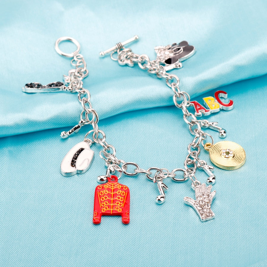 Hip Hop Music Charm Bracelet