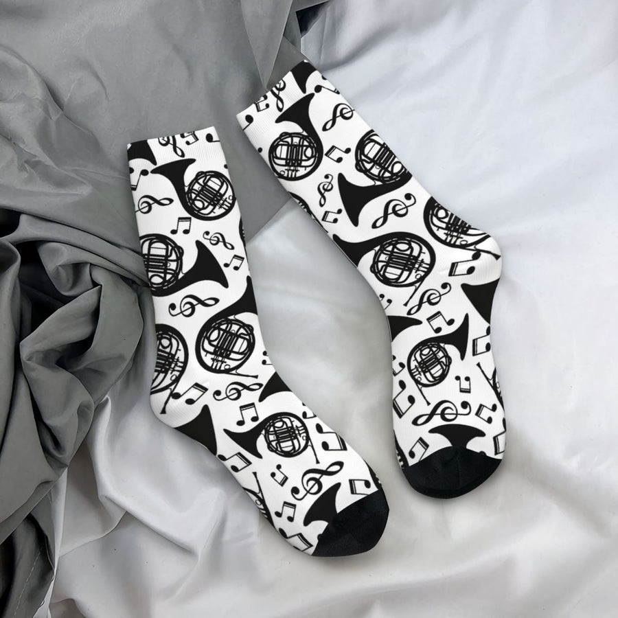 French Horn Crew Socks