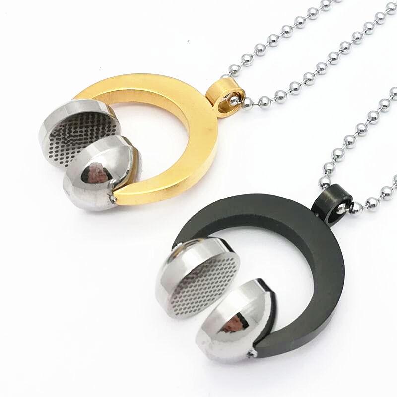 Sport Headset Music Carnival Pendants Necklaces