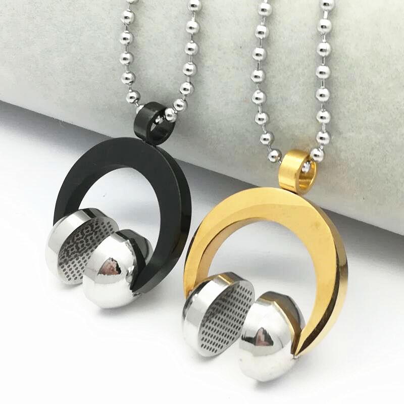 Sport Headset Music Carnival Pendants Necklaces