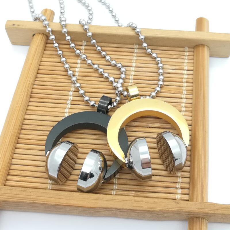Sport Headset Music Carnival Pendants Necklaces
