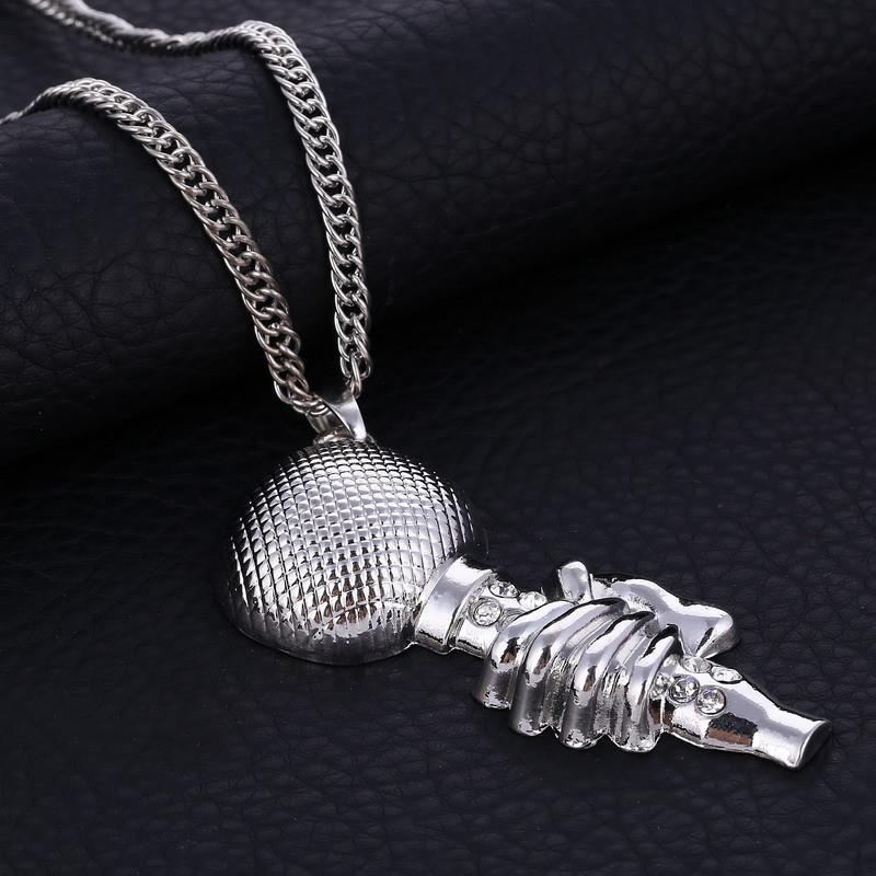 Microphone Pendants Necklaces