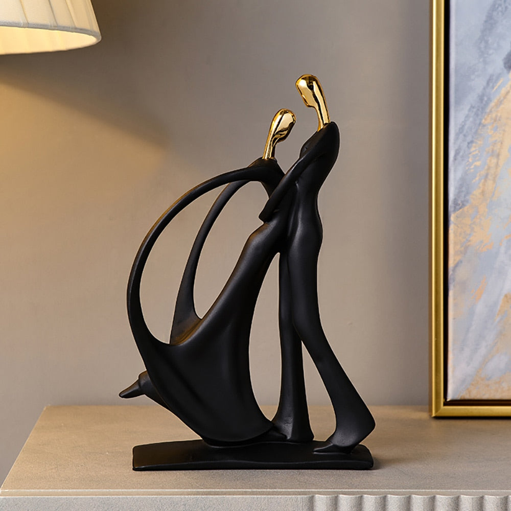 Golden/Black Musician Figurine