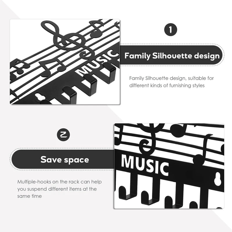 Music Home Decorative Wall Hook