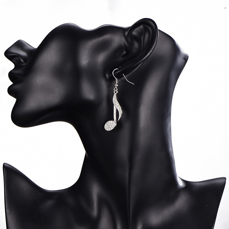 Free - Music Notes Drop Earrings - Artistic Pod Review