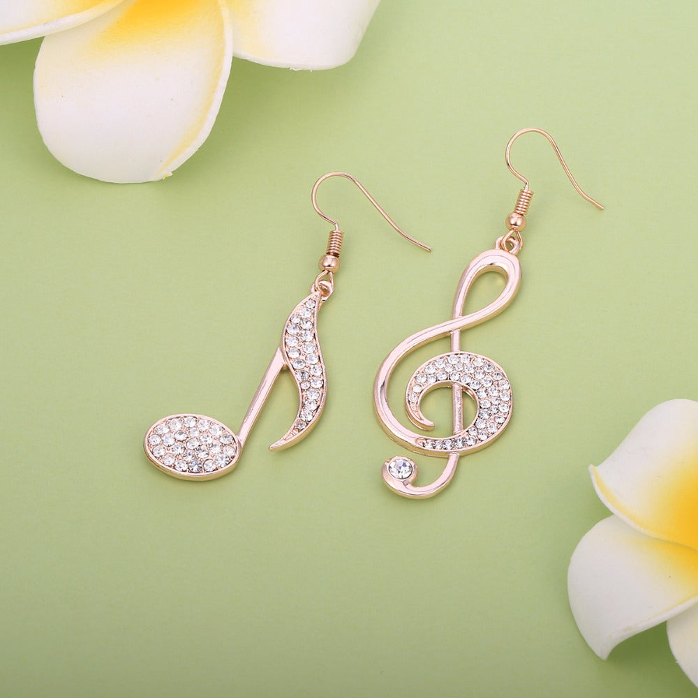 Free - Music Notes Drop Earrings - Artistic Pod Review