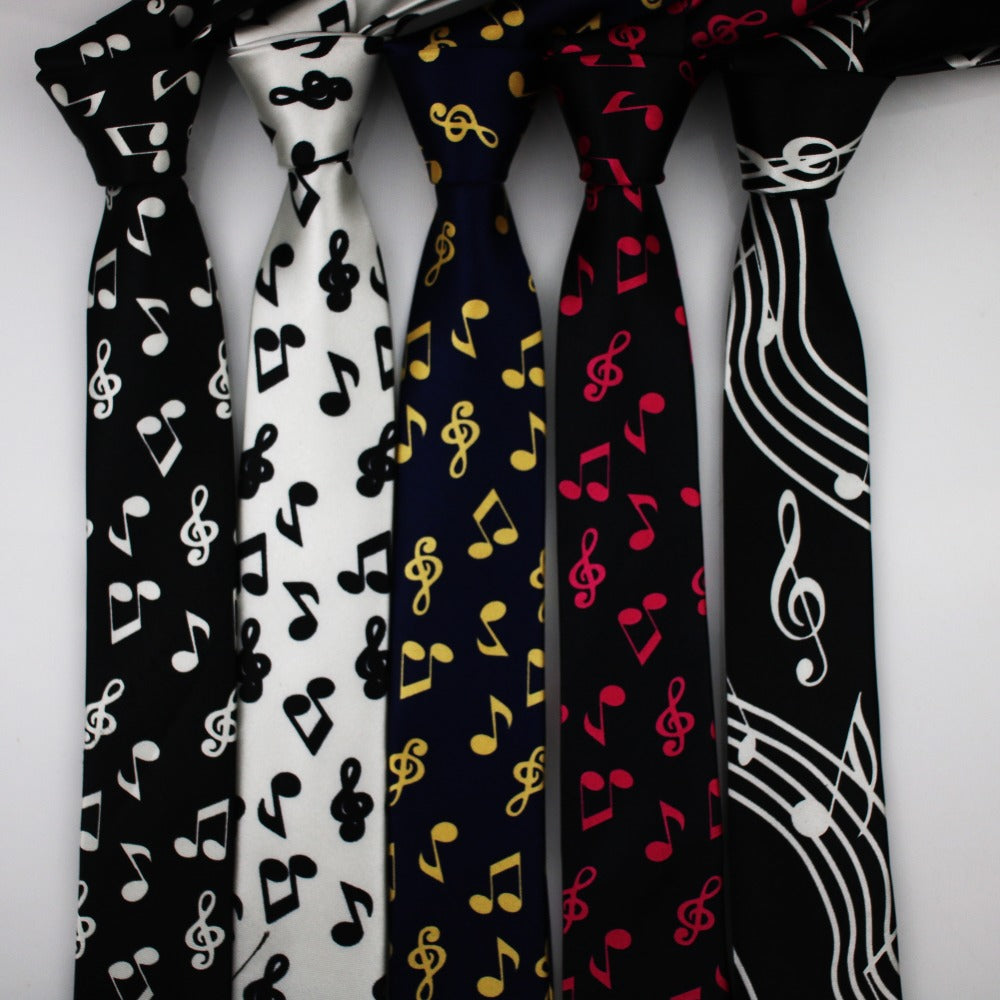 Free - Music Note Neck Tie