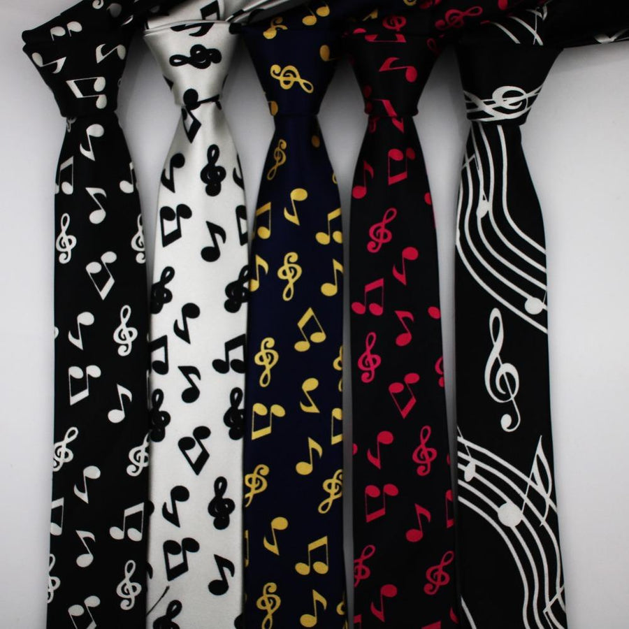 Music Note Neck Tie