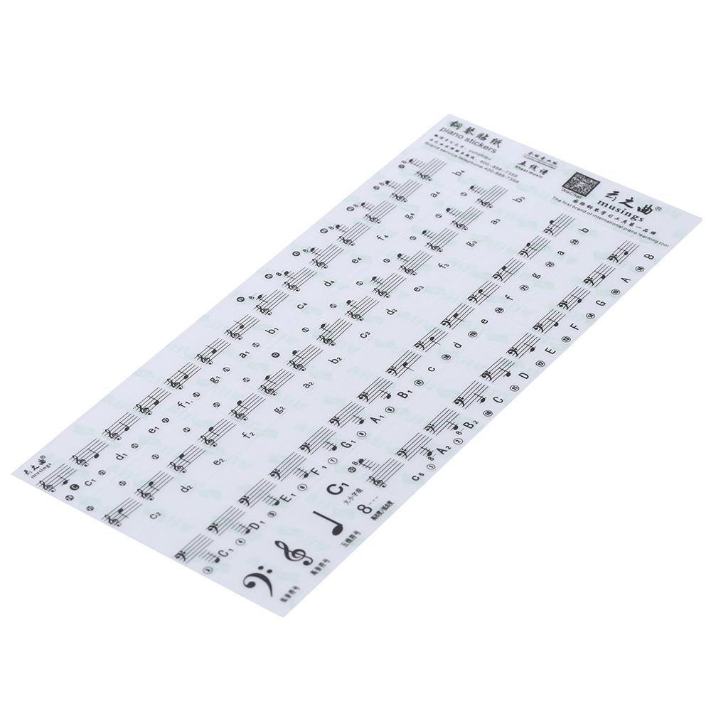 Piano Keyboard Sticker