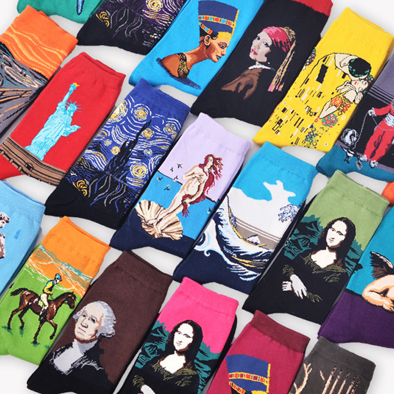 Van Gogh Retro Socks