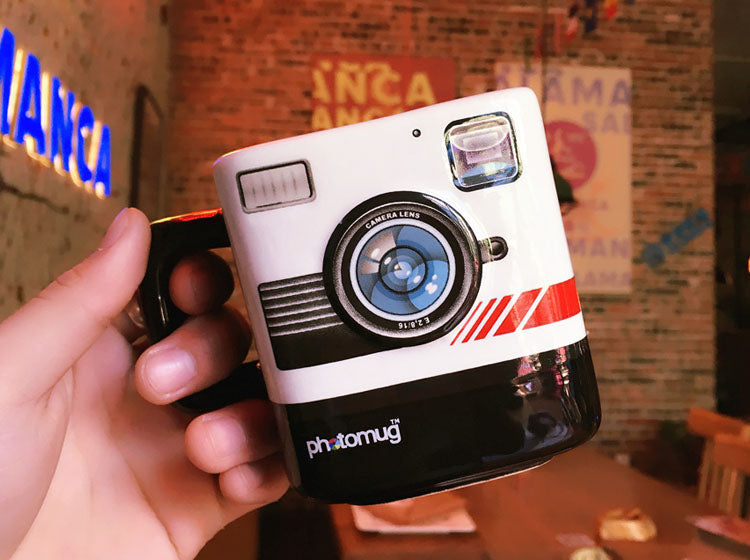 Polaroid Camera Lens Mug