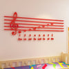 3D Music Note Wall Stickers - Red / medium size - { shop_name }} - Review