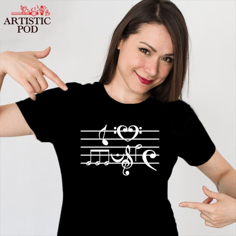 FUNNY MUSIC - MUSICIAN T-Shirt - Artistic Pod Review
