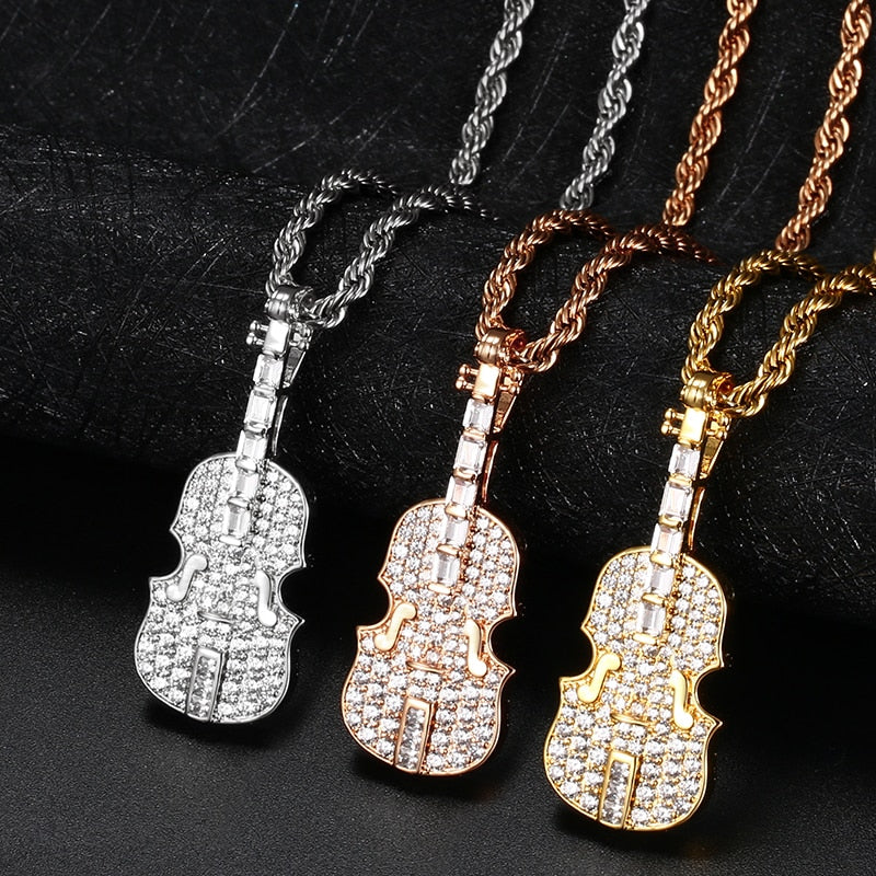 Premium Violin Necklace
