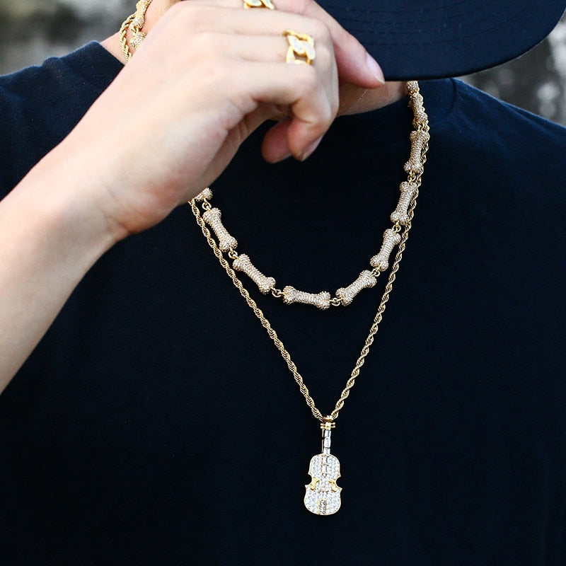 Premium Violin Necklace