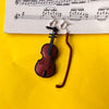 Vintage Violin Earrings