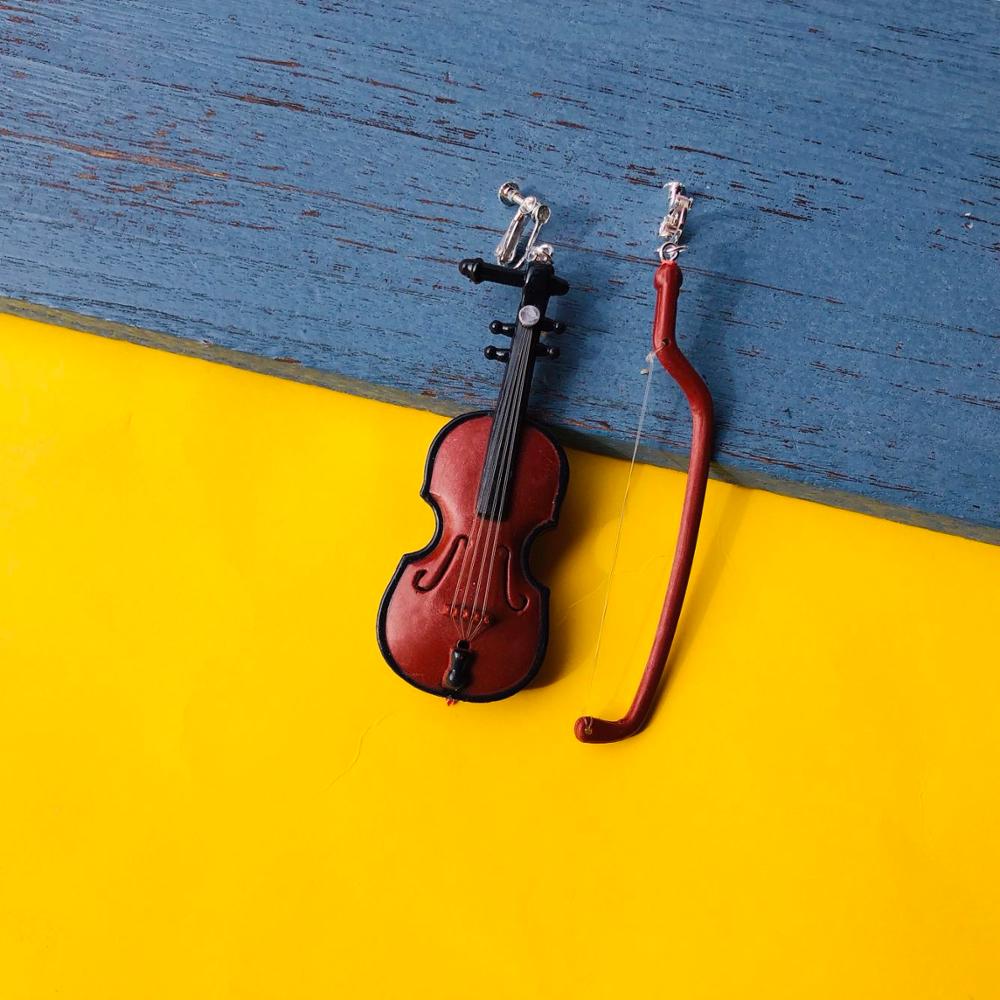 Vintage Violin Earrings