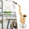 Saxophone Gold Plated Figurine