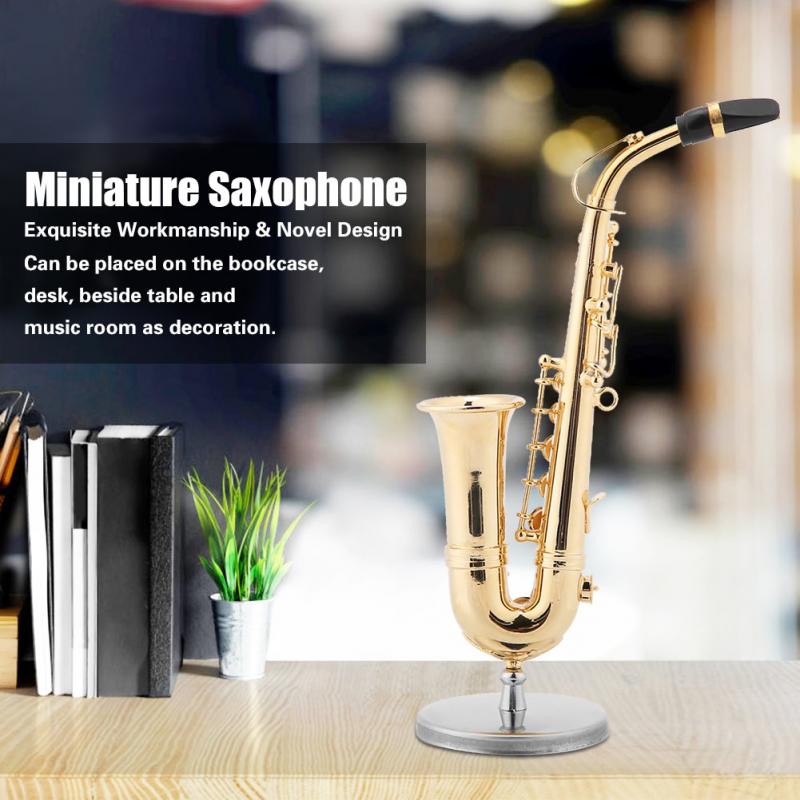 Saxophone Gold Plated Figurine