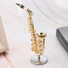 Saxophone Gold Plated Figurine