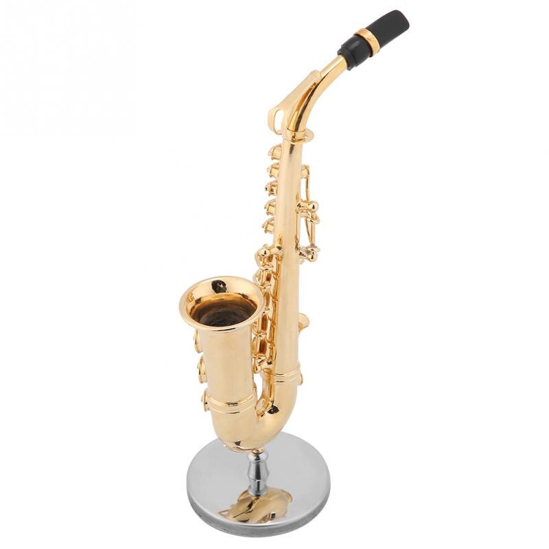 Saxophone Gold Plated Figurine