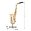 Saxophone Gold Plated Figurine