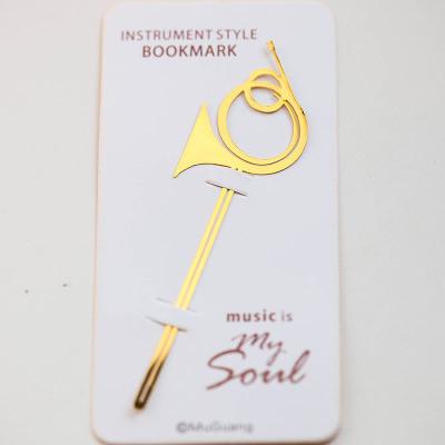 Music note book mark Gold plated - Artistic Pod Review